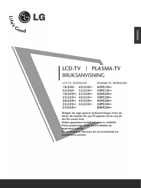 Mode d'emploi LG 32LG50