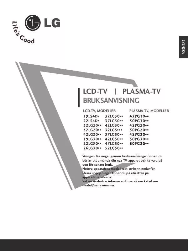 Mode d'emploi LG 37LG50-ZA