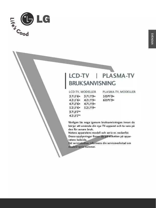 Mode d'emploi LG 50PF95