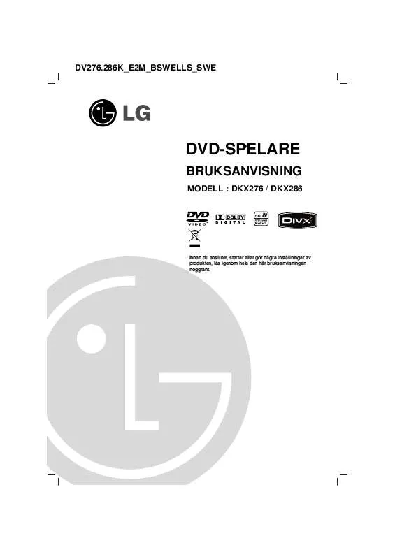 Mode d'emploi LG DKX286