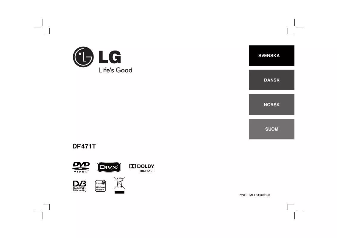 Mode d'emploi LG DP471T