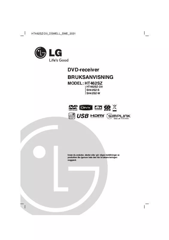 Mode d'emploi LG HT462SZ