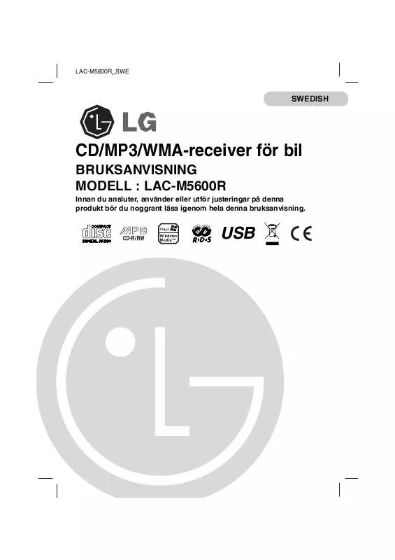 Mode d'emploi LG LAC-M5600R