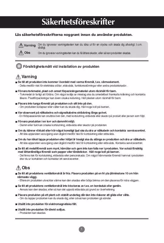 Mode d'emploi LG M1721A