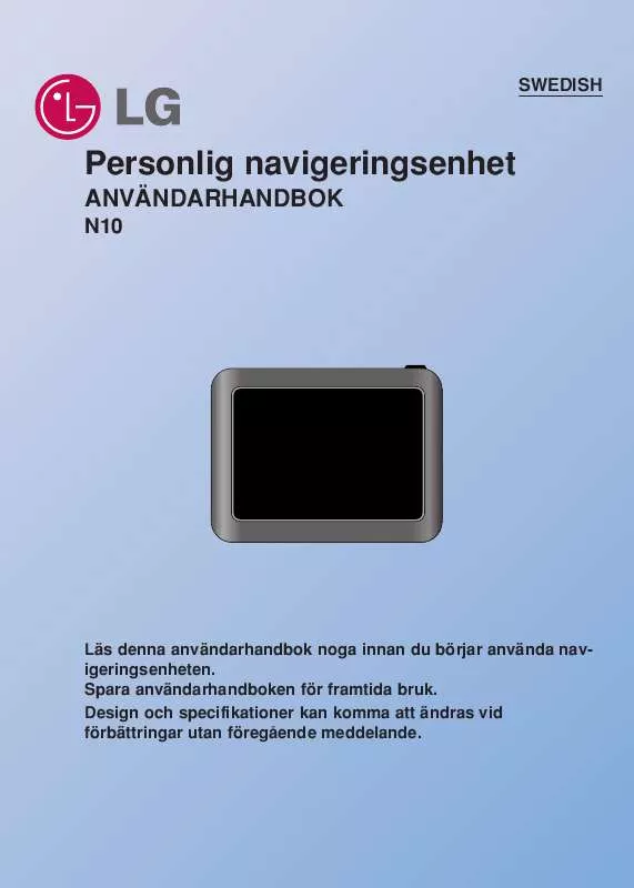 Mode d'emploi LG N10E PLUS