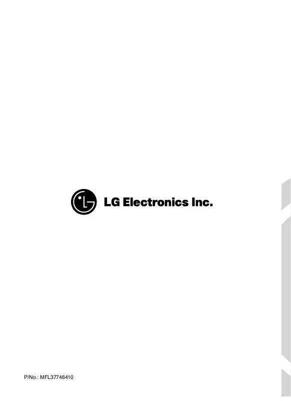 Mode d'emploi LG WD-14390 TDK