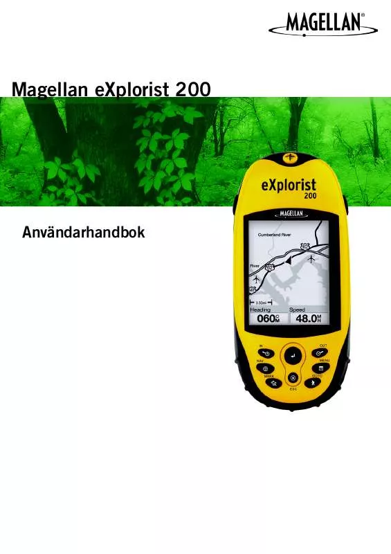 Mode d'emploi MAGELLAN EXPLORIST 200