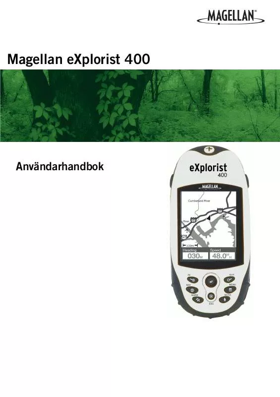 Mode d'emploi MAGELLAN EXPLORIST 400