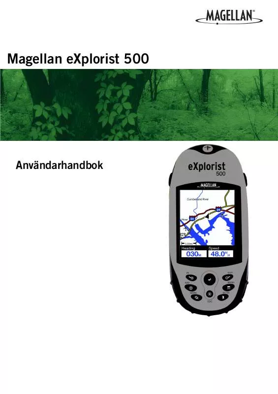 Mode d'emploi MAGELLAN EXPLORIST 500