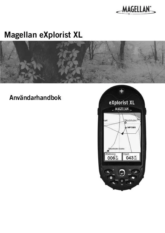 Mode d'emploi MAGELLAN EXPLORIST XL