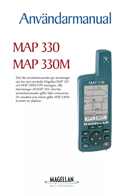 Mode d'emploi MAGELLAN MAP 330