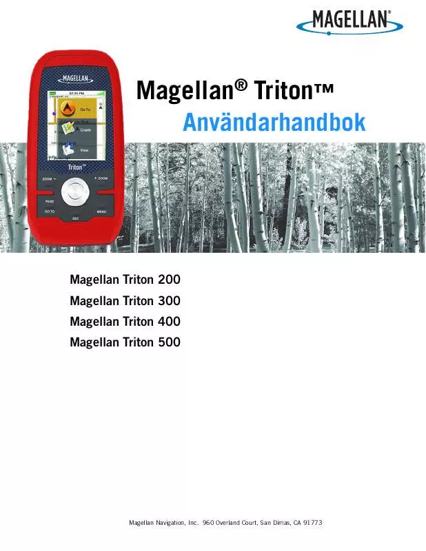 Mode d'emploi MAGELLAN TRITON 200