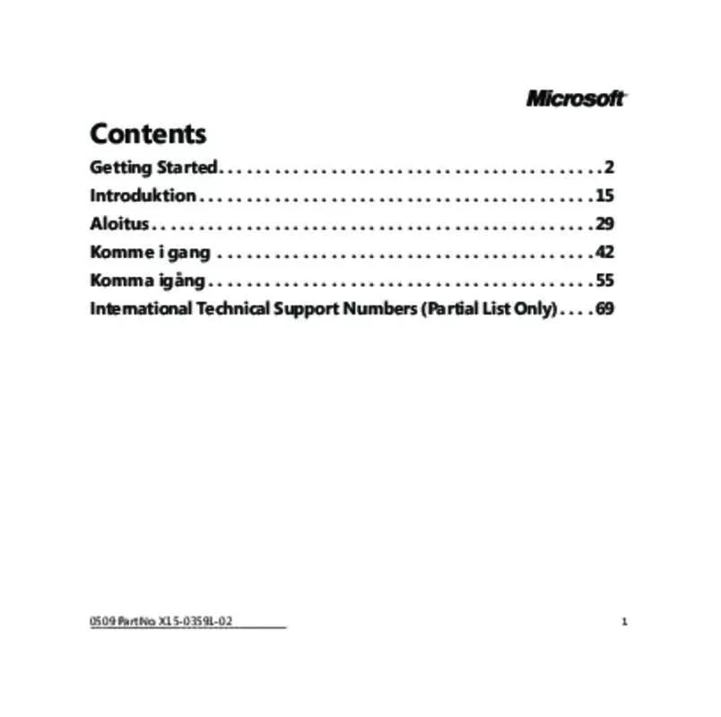 Mode d'emploi MICROSOFT WIRED KEYBOARD 200