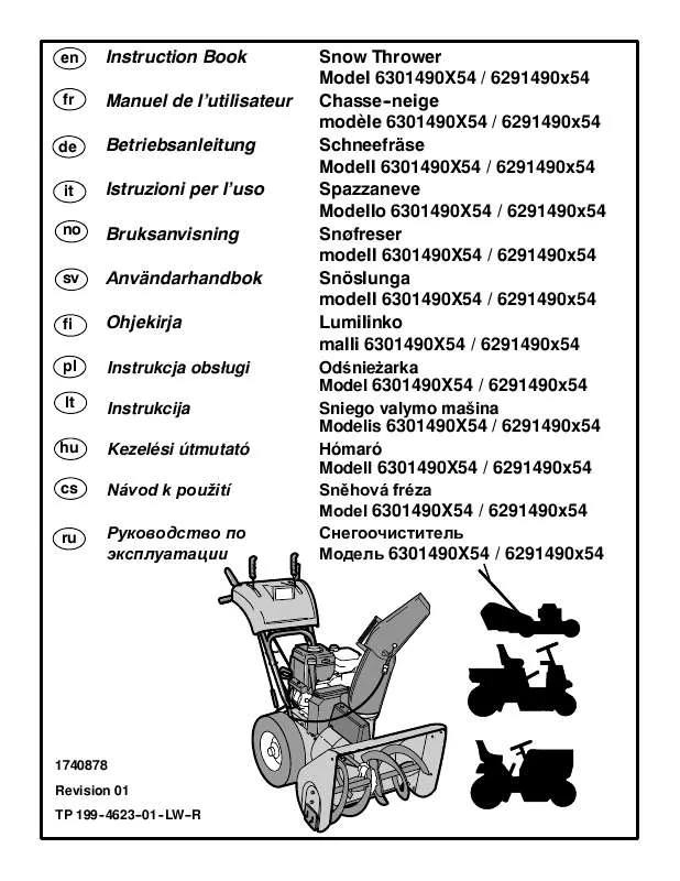 Mode d'emploi MURRAY 6291490X54