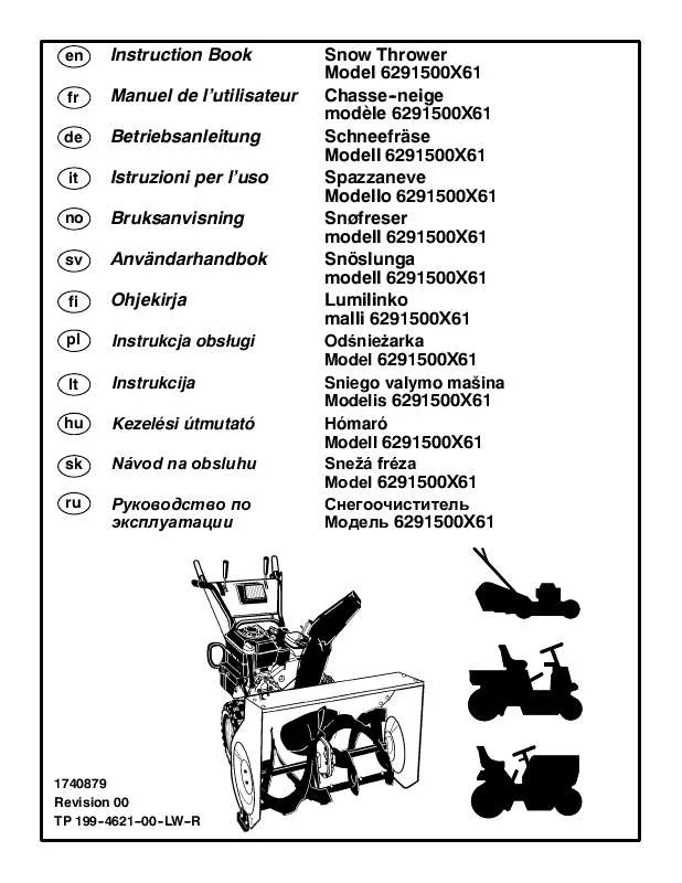 Mode d'emploi MURRAY 6291500X61