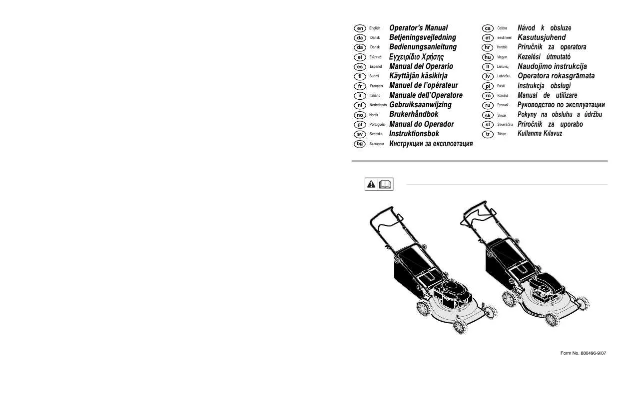 Mode d'emploi MURRAY MPH550