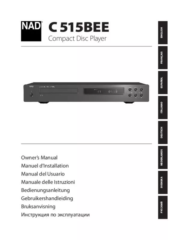 Mode d'emploi NAD C 515BEE