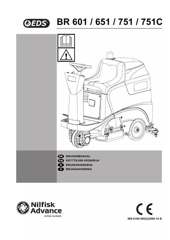 Mode d'emploi NILFISK BR 651