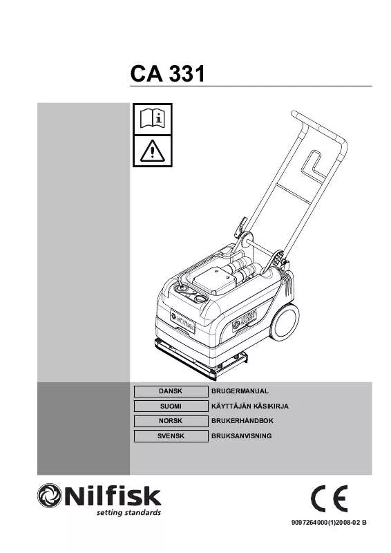 Mode d'emploi NILFISK CA 331