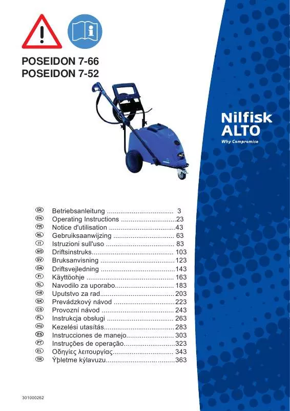 Mode d'emploi NILFISK POSEIDON 7-66