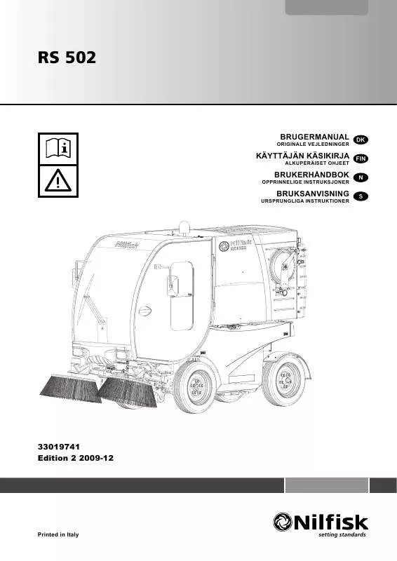 Mode d'emploi NILFISK RS 502