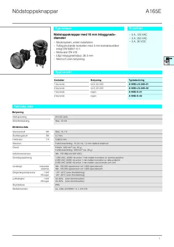 Mode d'emploi OMRON A165E