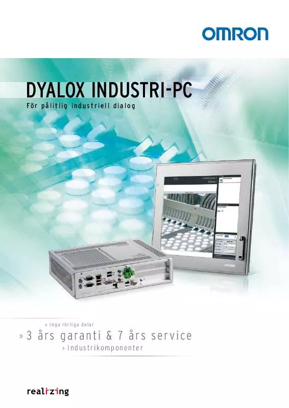 Mode d'emploi OMRON DYALOX