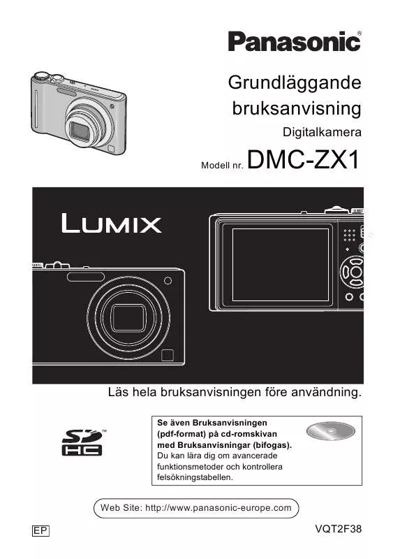 Mode d'emploi PANASONIC LUMIX DMC-ZX1