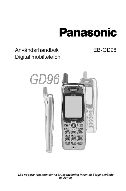 Mode d'emploi PANASONIC EB-GD96