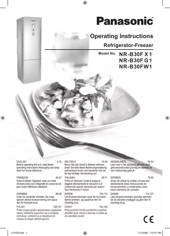 Mode d'emploi PANASONIC NRB30FW1