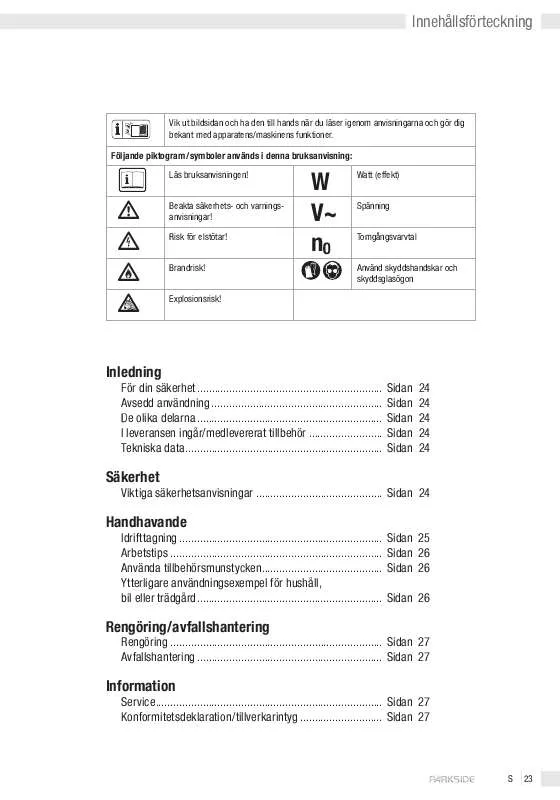 Mode d'emploi PARKSIDE KH 3152 HOT AIR GUN