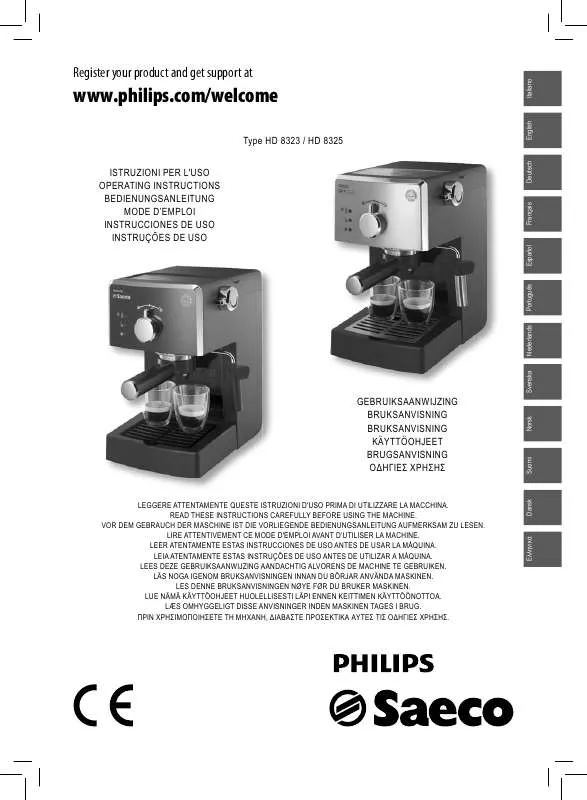 Mode d'emploi PHILIPS HD 8323