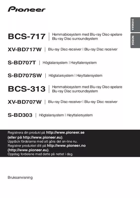 Mode d'emploi PIONEER BCS-313