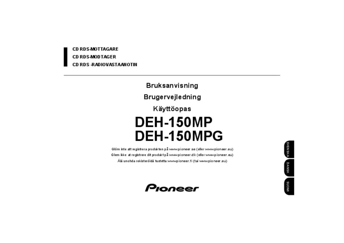 Mode d'emploi PIONEER DEH-150MP