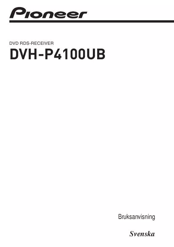 Mode d'emploi PIONEER DVH-P4100UB