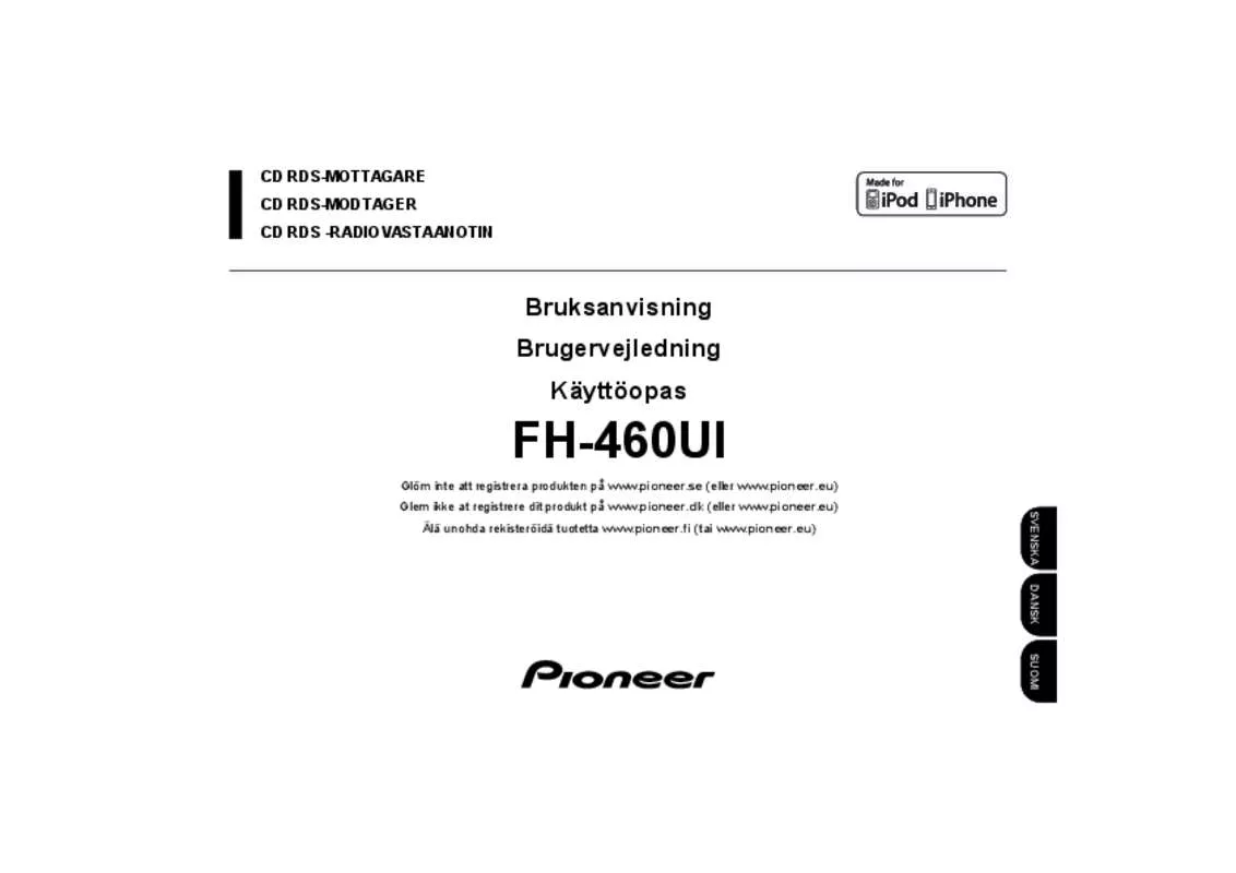 Mode d'emploi PIONEER FH-460UI