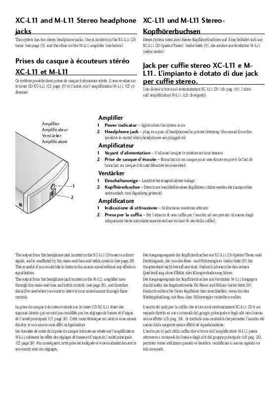 Mode d'emploi PIONEER M-L11