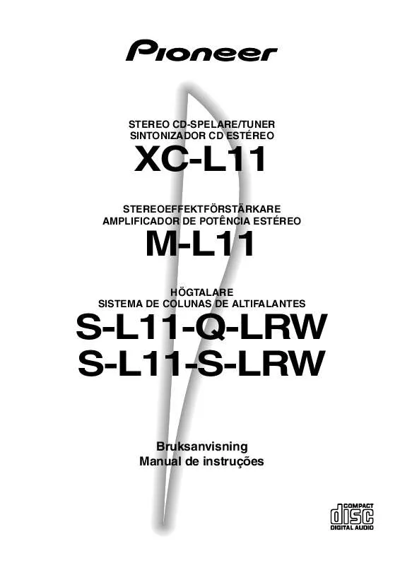 Mode d'emploi PIONEER S-L11-S-LRW