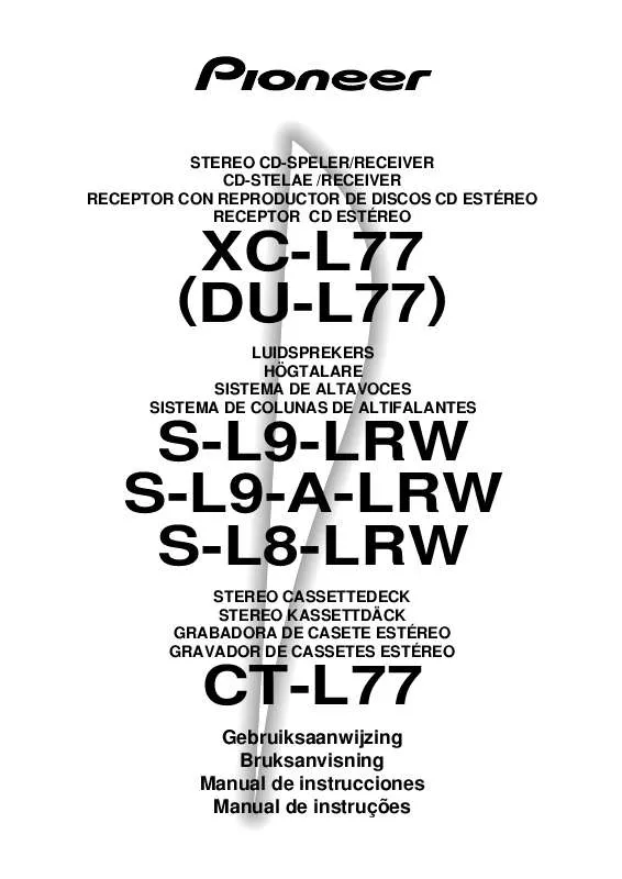 Mode d'emploi PIONEER S-L8-LRW