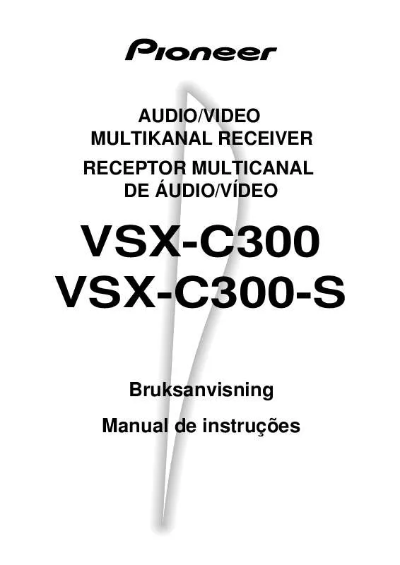 Mode d'emploi PIONEER VSX-C300(-S)