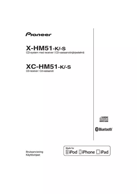 Mode d'emploi PIONEER X-HM51-S