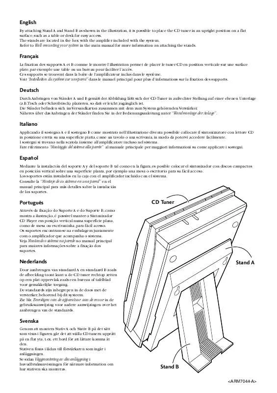 Mode d'emploi PIONEER XC-F10