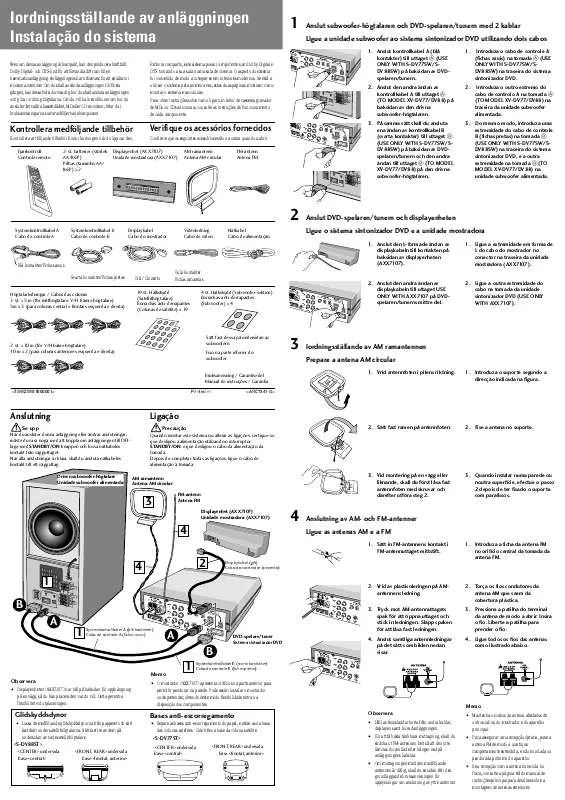 Mode d'emploi PIONEER XV-DV77