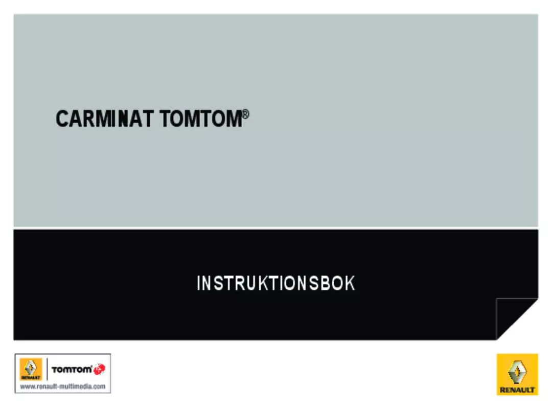 Mode d'emploi RENAULT CARMINAT TOMTOM ZE LIVE