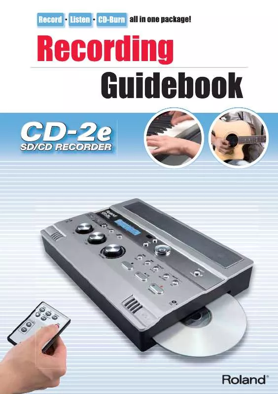 Mode d'emploi ROLAND CD-2E