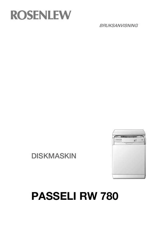 Mode d'emploi ROSENLEW PASSELI RW780