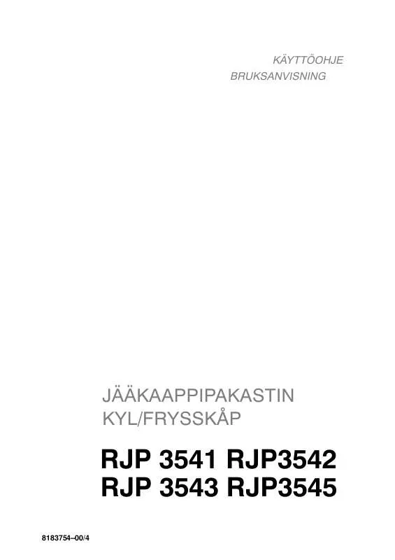 Mode d'emploi ROSENLEW RJP3545