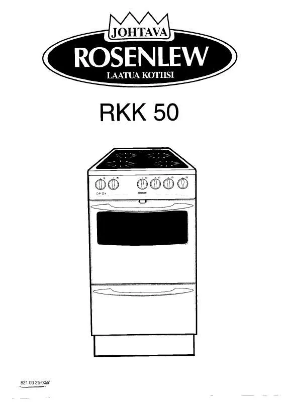 Mode d'emploi ROSENLEW RKK50