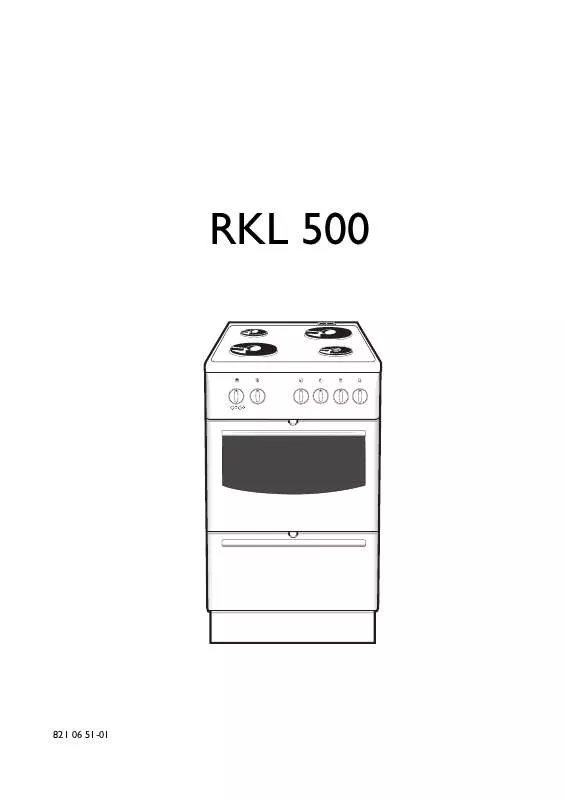 Mode d'emploi ROSENLEW RKL 500