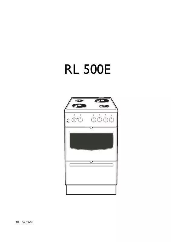 Mode d'emploi ROSENLEW RL 500E